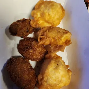 Fried Oysters and Scallops