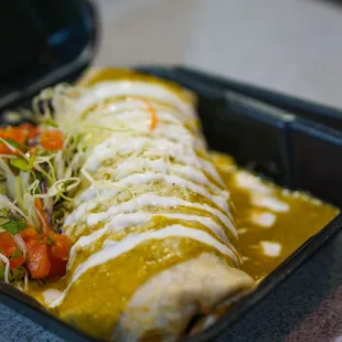 Short rib burrito (wet)