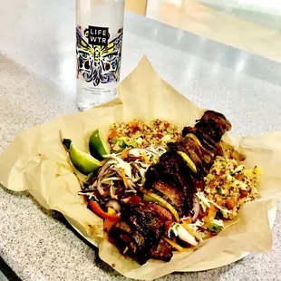 Quinoa Salad &amp; Skewers