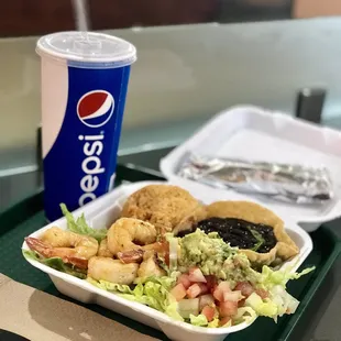 Garlic butter shrimp