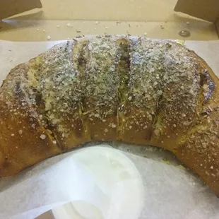 Small calzone (pepperoni and sausage).