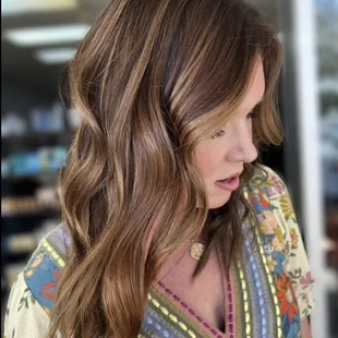 Modern Gray Coverage with balayage