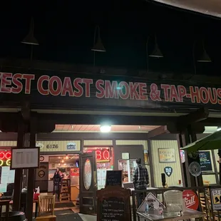 So...this place is called West Coast Smoke &amp; Tap-House which is slightly different than the Yelp Listing..