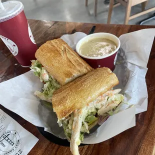 Chicken pesto and chicken poblano soup