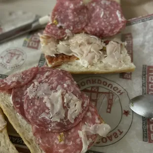 Salami and #8 Turkey &amp; Salami