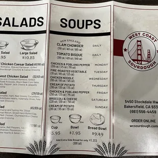 menu, sushi and sashimi