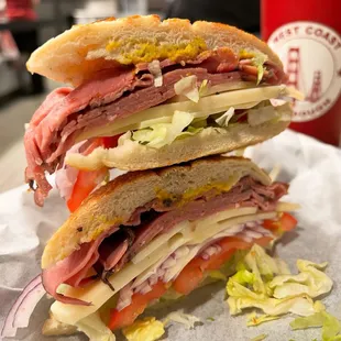 You know the shape my breath will take before I let it out  6&quot; Roast Beef Sandwich from #westcoastsourdoughchino