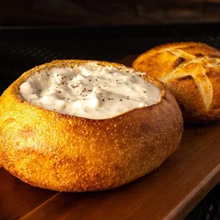 Clam Chower Bread Bowl