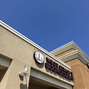 the front of the building