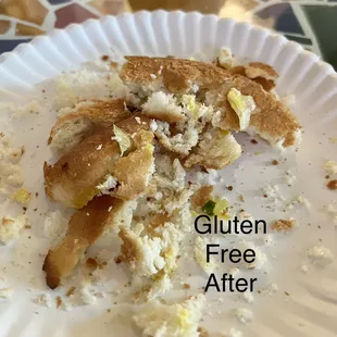 Gluten free after
