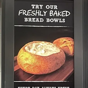 Clam chowder bread bowls =Amazing!!