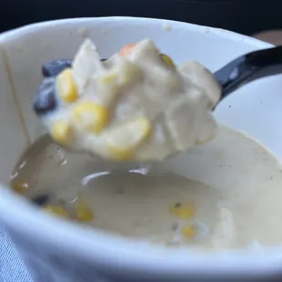 Chicken poblano Soup of the Day