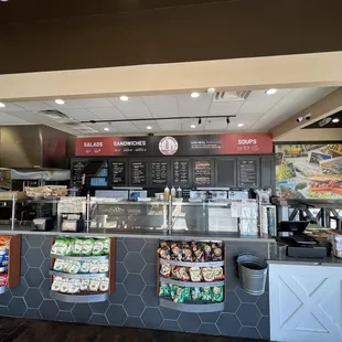 Really nice location, big windows, lots of tables, outside eating option..