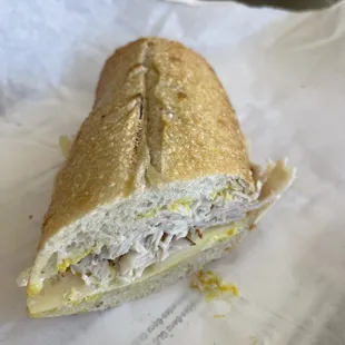 Turkey #4 Garlic Pesto Turkey without the lettuce and tomato I asked for