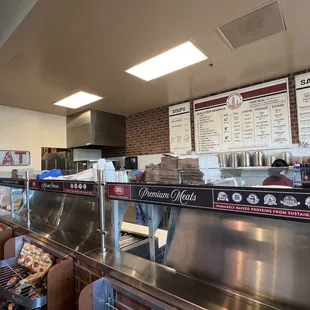 a view of the counter