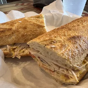 Cracked pepper Turkey with pepper Jack.