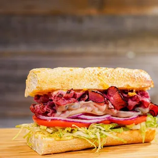 Turkey Pastrami Sandwich