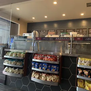 Chips and order area