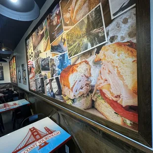 sandwiches, interior