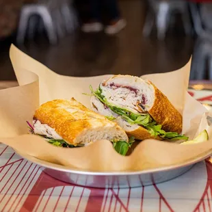 Cranberry and Turkey Sandwich