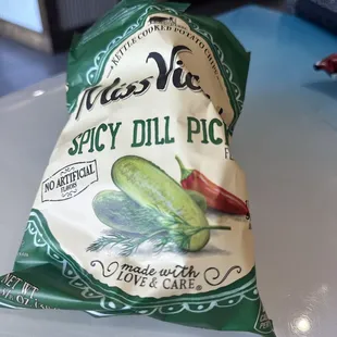 Spicy dill pickle Chips