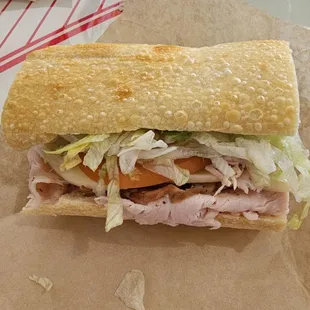 4&quot; Cracked Pepper Turkey Sandwich