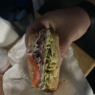 Cross section of my #16 Roast Beef