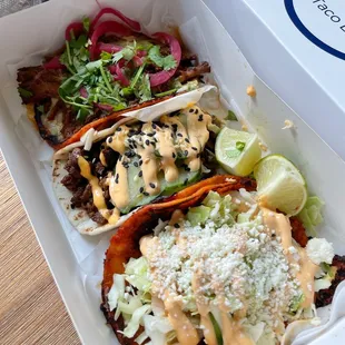 3-taco set (Dirty Diana, Korean Seoul, Sactown Fire)