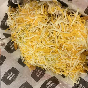 Chicken Fries Slightly upset they didn't melt the cheese makes fries slightly cold