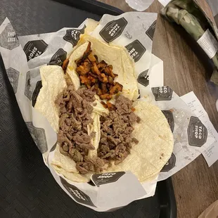 3 tacos!
