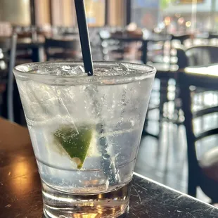 Gin and Tonic | Beefeater gin and tonic. Crisp and light with hints of citrus. I was cool with this drink.