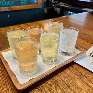 Cider flight
