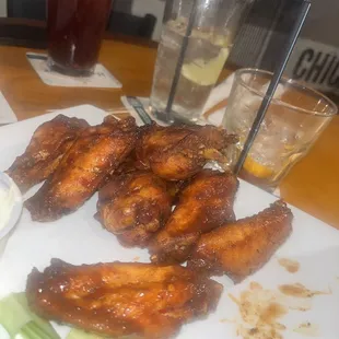 Spicy Bourbon Wings