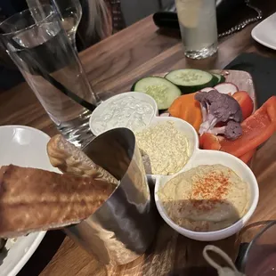 Grecian dip trio