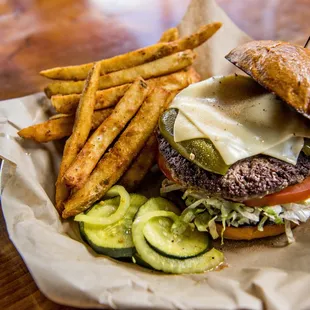 Smoked Jalapeno Pepper Jack Burger