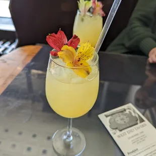 Mimosa come with a little bouquet