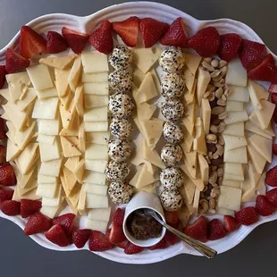 Catering menu cheese platter