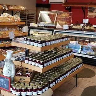 Slightly new set up so you can see all the delicious desserts better! Definitely try that Michigan made jam!