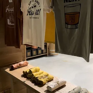 Grab some fun tshirt, hats, and cups on your way out!