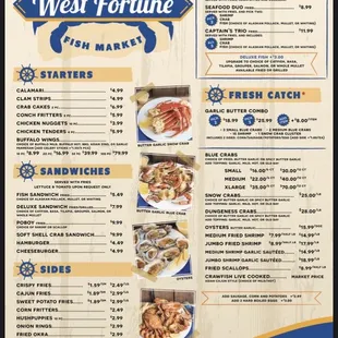 Menu from website June 2022