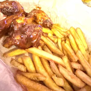 Bbq sauce Wings for the kids