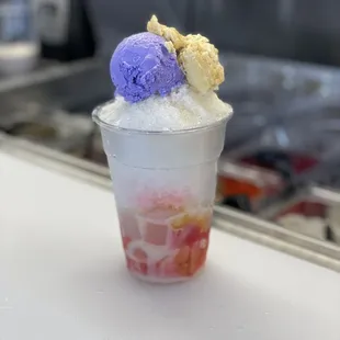 Halo-Halo! Soooo good! If you&apos;re craving for a cold/sweet treat.