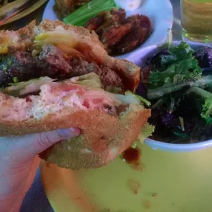 It was hard to get my mouth around this huge burger! Looks like they make their own patties too. Really good value!