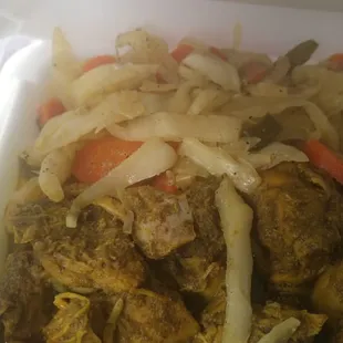 Curry Chicken and Cabbage