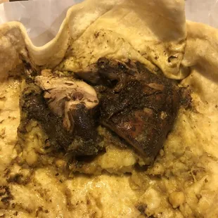 Dhalpourie Roti Jerk Chicken