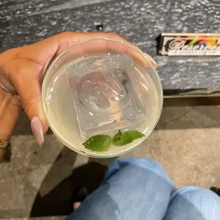 Their version of a French 75.