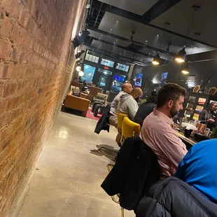 View from right in beside the back door