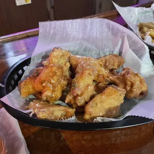 Breaded parmesan garlic wings