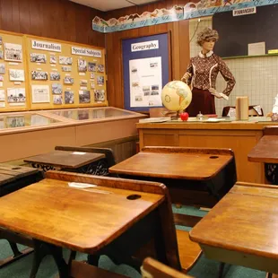 Old-time classroom