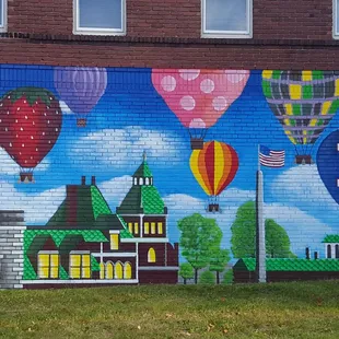 Street art down the block